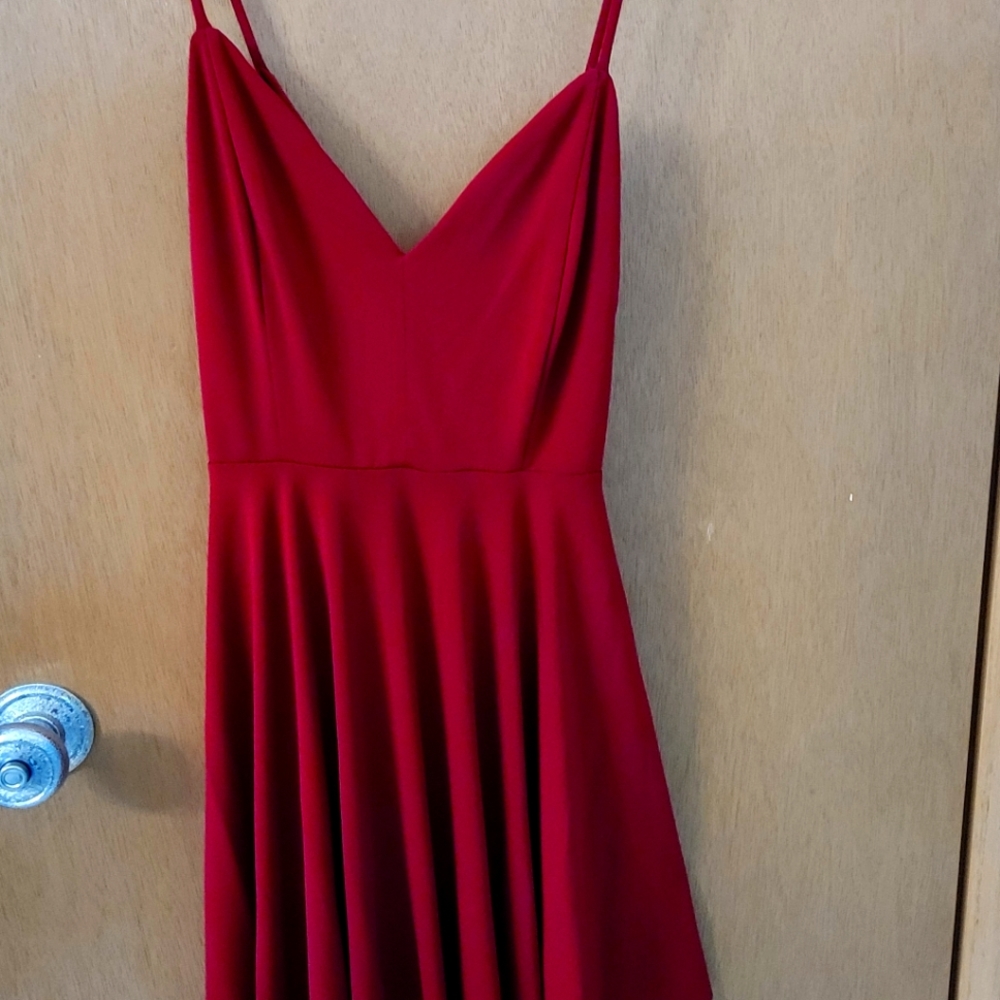 Mini Red Cocktail Dress